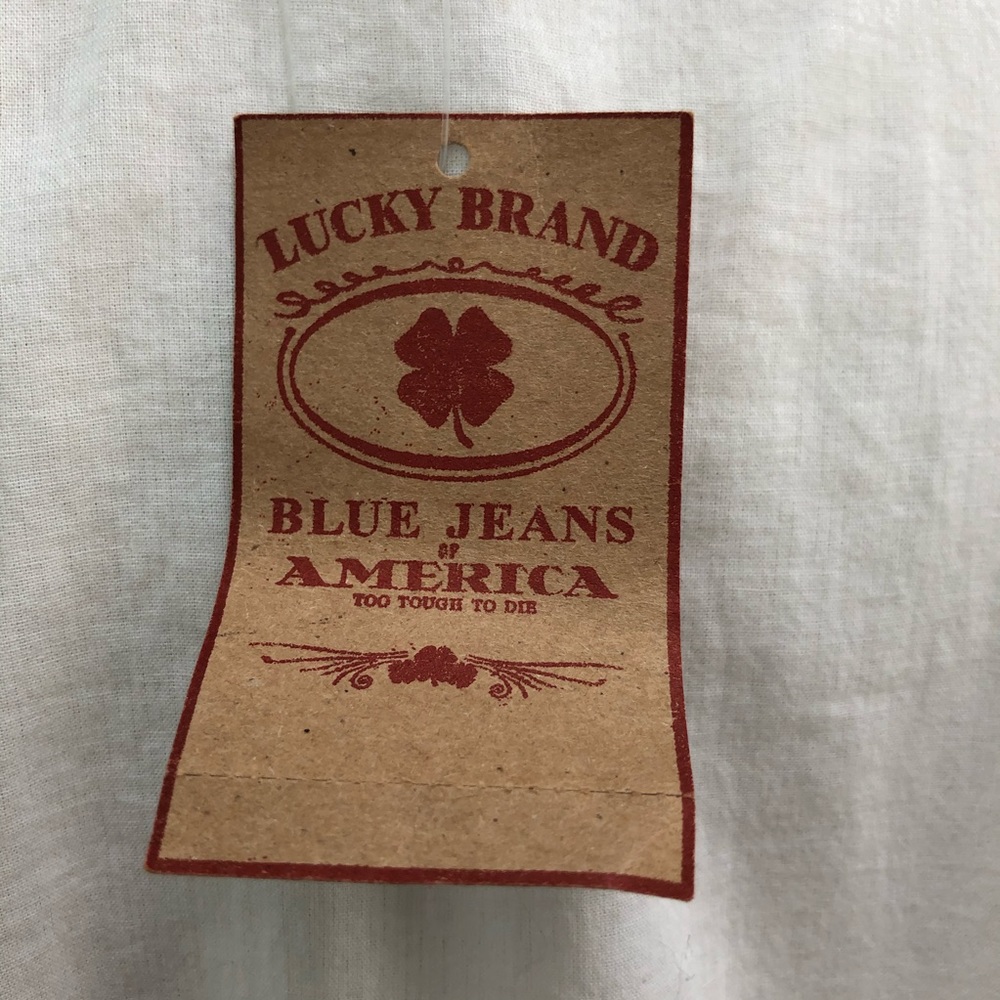 Lucky Brand White Cotton Top w Openwork Embroidery - Picture 13 of 16